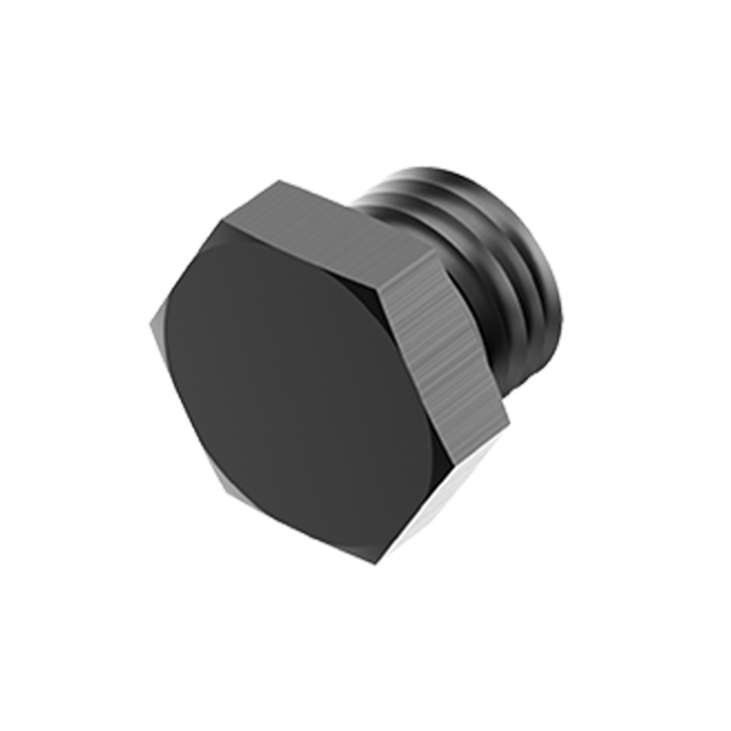 Bloc off capac adaptor masculin Fitting Plug Aliaj de aluminiu