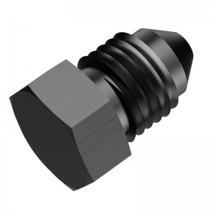 Bloc off capac adaptor pentru conductă masculină Plug Fitting Aliaj de aluminiu