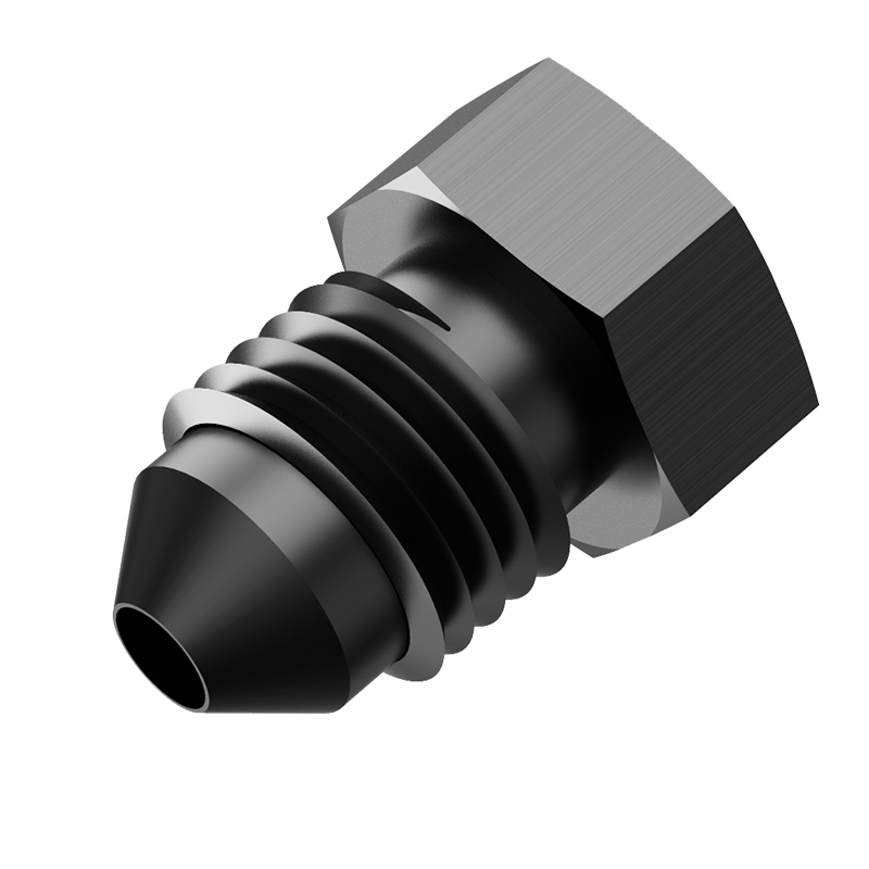 Bloc off capac adaptor pentru conductă masculină Plug Fitting Aliaj de aluminiu