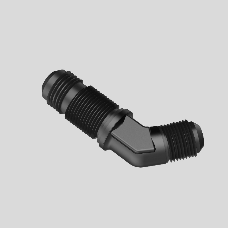 60 grade Masculin Bulkhead Adaptor de montare a combustibilului Union Aluminiu