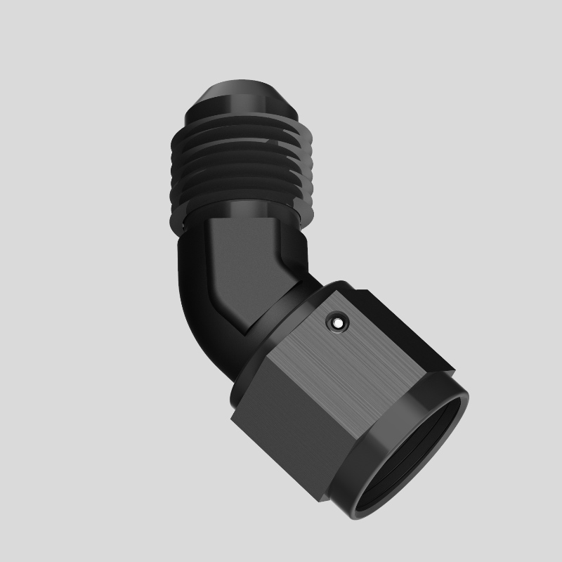 60 grade femeie la 3/8 NPT masculin adaptor pivotant de montare din aluminiu
