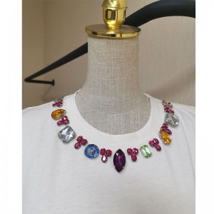 Tricou nou tencel din amestec de bumbac de înaltă calitate ladie\\\'s