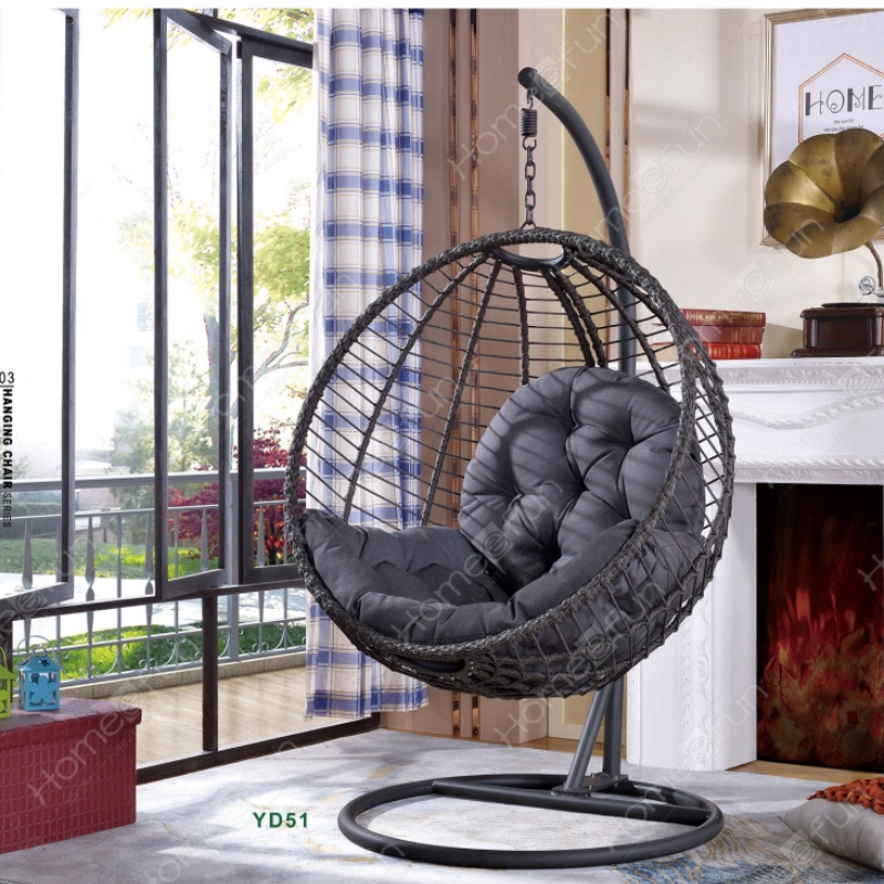 În stil interior modern leagănătoare scaun de ou agățat leagăne în aer liber patio țesut rattan leagăn grădină țesătură leagăn de grădină țesături de ou agățat scaun de ou agățat