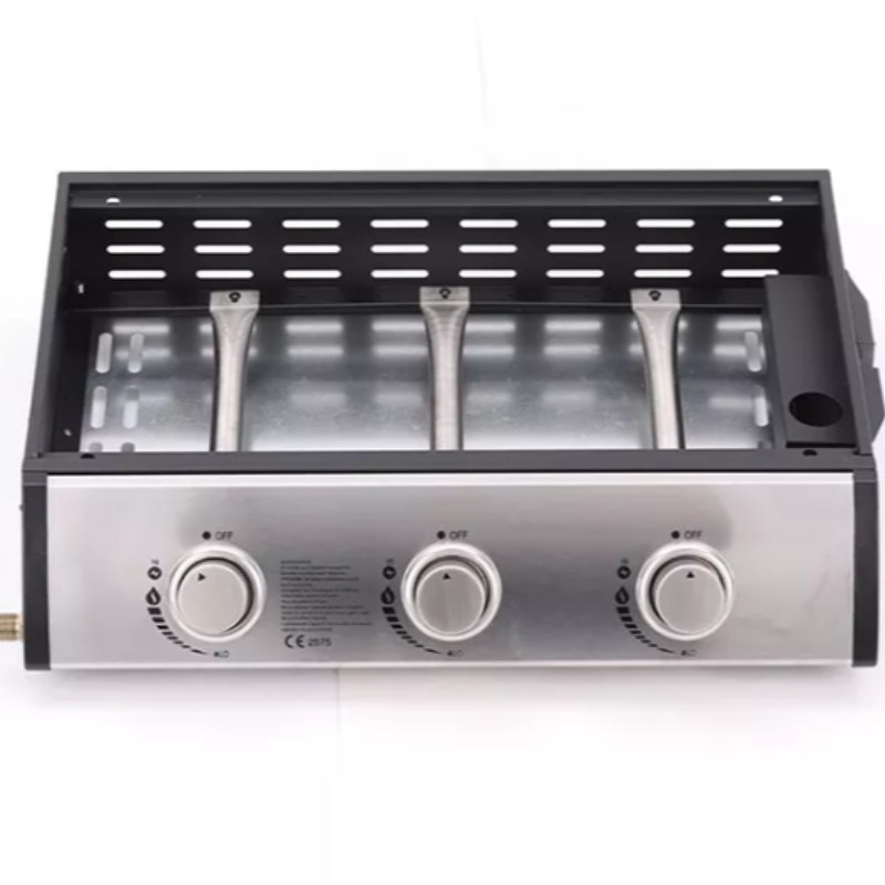 Bucătărie de înaltă calitate Bucătărie inoxidabilă de gătit Oțel de copt Top de masă Bbq arzător gaz Grill portabil BBQ Grill