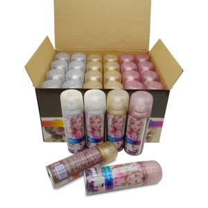 Spray de culoare a părului păr și corp de sclipici spray pulbere de sclipici spray de păr