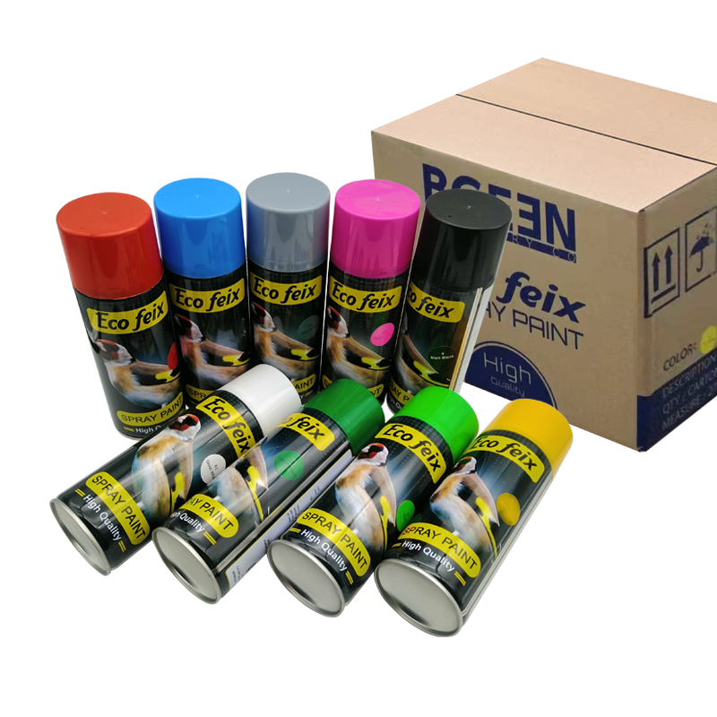 Culoare ieftină de înaltă calitate Aerosol Vopsea Eșantion de Graffiti Spray Graffiti Spray