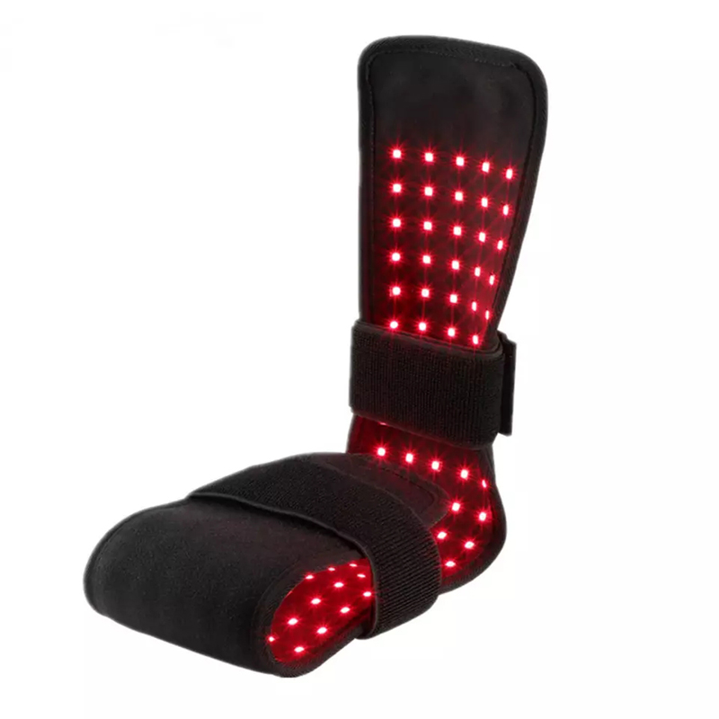Curea de terapie cu lumină infraroșie roșie pentru durerea corpului, dispozitiv de înfășurare cu lumină aproape infraroșie LED cu cronometru Pad flexibil purtabil cu 640NM 660NM 850NM pentru articulațiile genunchiului umărului spate