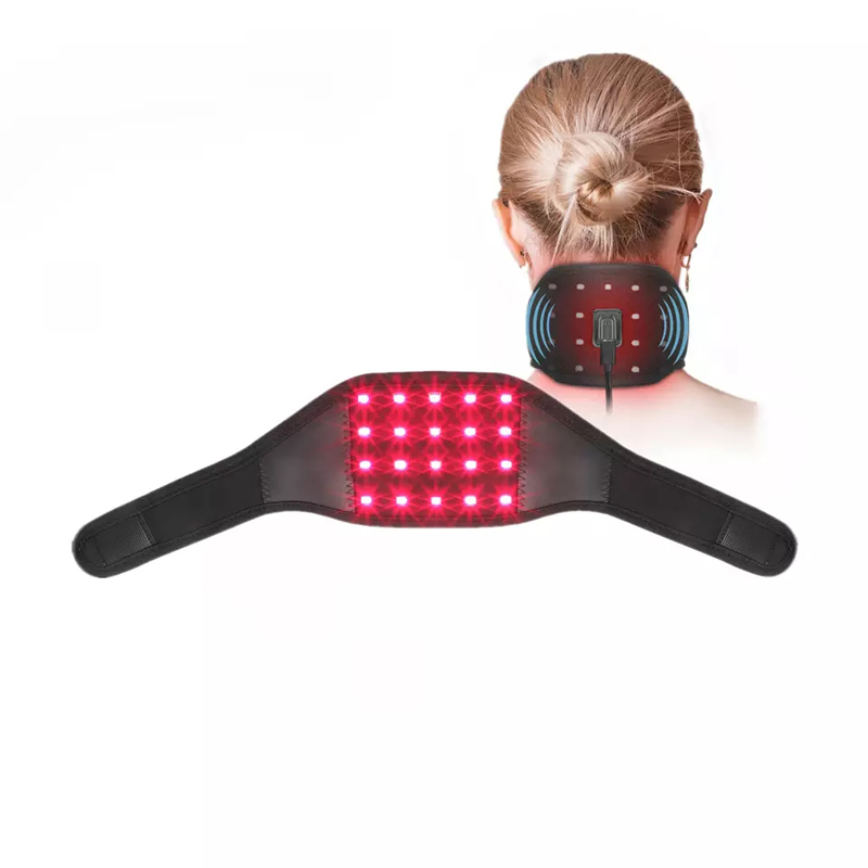 Frumusețe portabilă&echipament de îngrijire personală LED LED Reduce durerea corpului purtabil terapie cu lumină roșie curea pentru gât