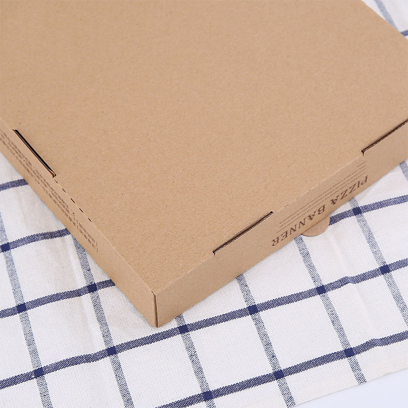 7/9/12 inch Cutie de pizza dreptunghi, cutie personalizată biodegradabilă pentru pizza