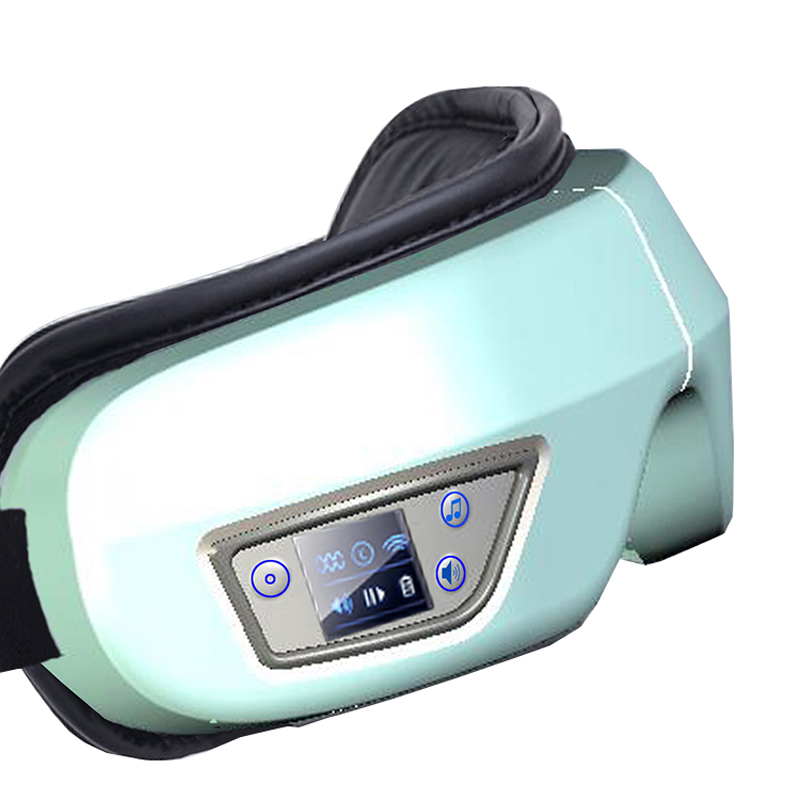 6D Electric încălzit cu aer presiune Masaj cu căldură, vibrații Muzică Bluetooth Massaj inteligent pentru ochi încălziți, masaj adaptiv al templului pentru ochi Relaxați -vă, îmbunătățiți circulația ochilor, reduceți ochii uscați, cercurile întunecate, relaxați tulpina ochilor