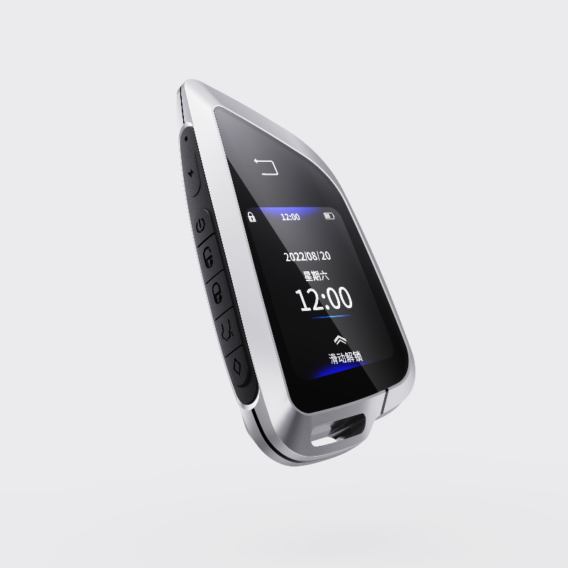 Cheie de mașină LCD inteligentă, actualizare intrare fără cheie, blocare automată&Deblocați la distanță de la distanță de la distanță, înlocuire a fob -ului, accesorii anti -furt, afișare logo -ul vehiculului
