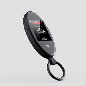 Smart LCD Ecran tactil Cheie de mașină, actualizare intrare fără cheie, Cheie de mașină violet Locare automată&Deblocați -vă de pornire a mașinii de la distanță, Înlocuirea tastei FOB Accesorii anti -furt, afișajul logo -ul...