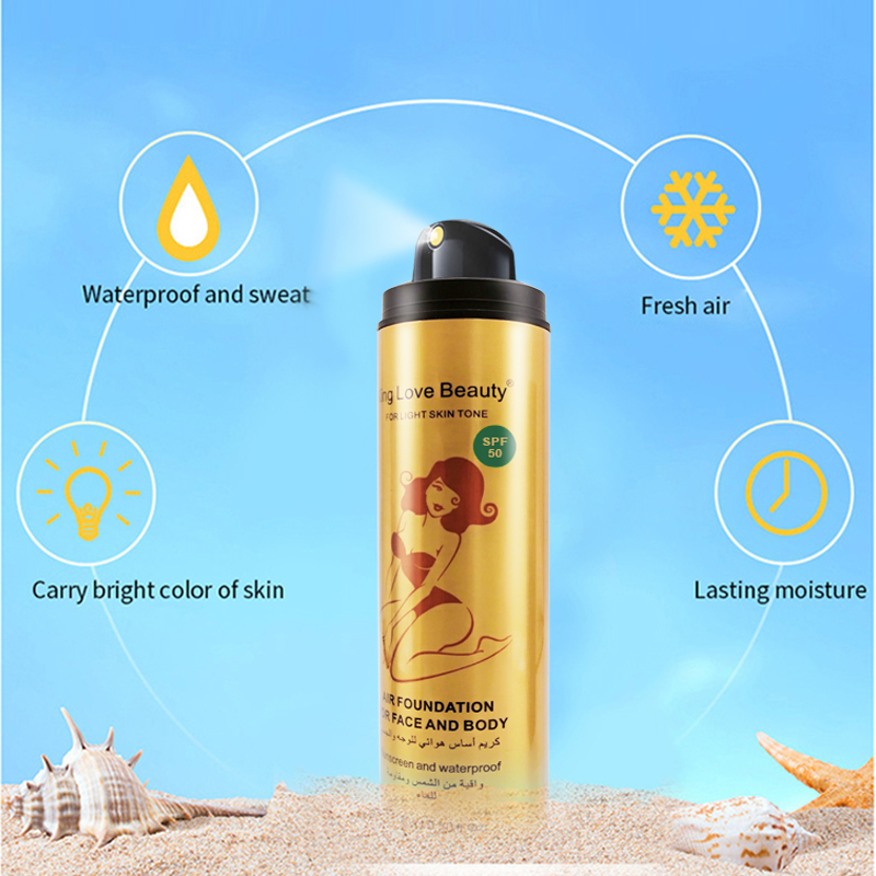Spray de fundație de umiditate de durată