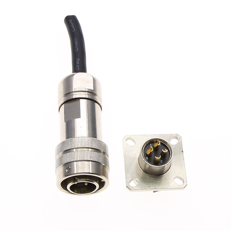 Conector circular cu baionetă industrială 4 # C Seria