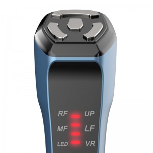 Mașină de foc 6-in-1 a pielii, dispozitivul RF pentru ochi și anti-îmbătrânire pot îndepărta pungile ochilor, cercurile întunecate, picioarele corbului, gospodărie RF anti-îmbătrânire a ochilor, oabes led roșu albastru verd...