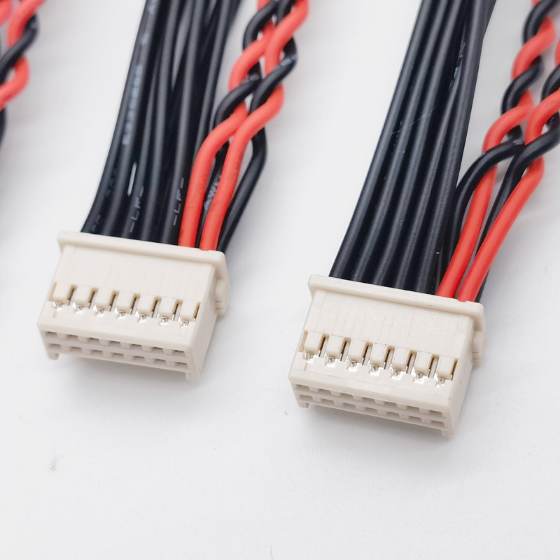 Linia terminalului Molex 501646-1400 Cablaj cu două rânduri de sârmă de 2,0 mm robot robot perie motor conector personalizare cablu