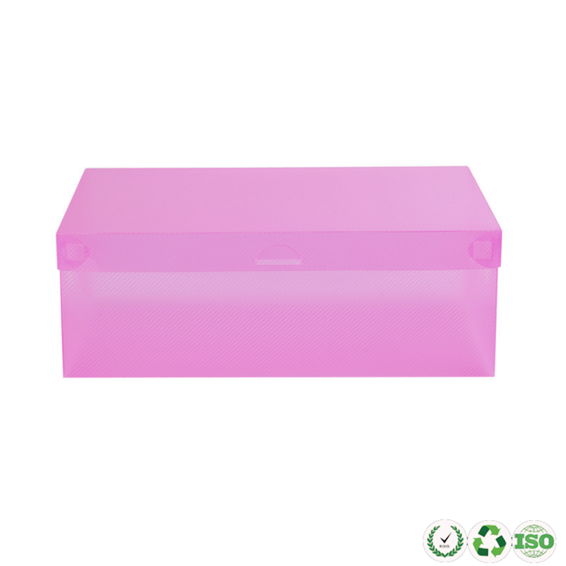 Ambalaj cu cutie de depozitare a pantofului pliabil clar personalizat din plastic, pliabil, plastic,