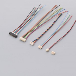 Original 02SR-3S 04SR-3S 06SR-3S 08SR-3S Conector de mufă masculin cu cabluri de cupru perforate 1,0 Pitch Hamin Cablaj personalizat