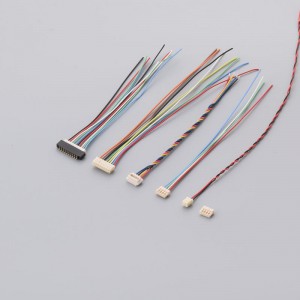 Original 02SR-3S 04SR-3S 06SR-3S 08SR-3S Conector de mufă masculin cu cabluri de cupru perforate 1,0 Pitch Hamin Cablaj personalizat