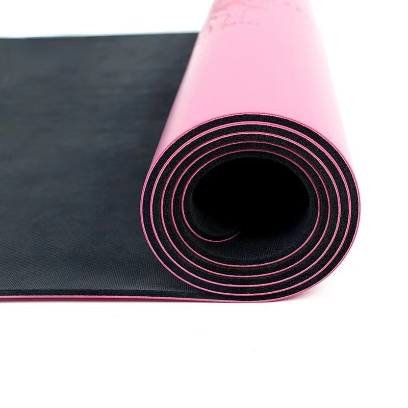 Mat de yoga de yoga imprimat sau asana, cu ridicata, suporta logo-ul și modelul personalizat, mediul ecologicnon-toxic fitness sporturinon-alunecare pe cauciucnatural de cauciuc