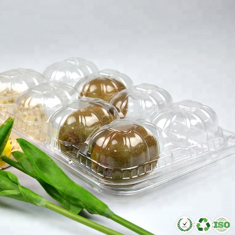 Recipient cu fructe de plastic limpede de plastic cu respirație alimentară pentru kiwi