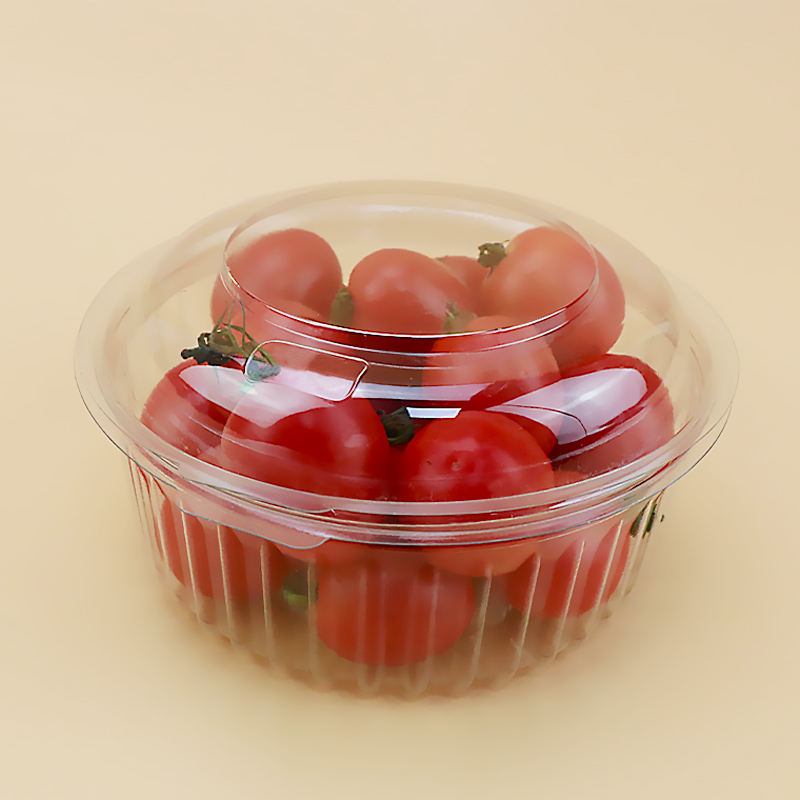 Plastic de depozitare transparentă de depozitare a fructelor proaspete de depozitare recipient cu fructe