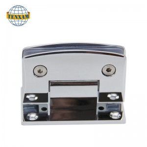 90 de grade cu perete până la sticlă cu balamale din aliaj de zinc pentru baie cu balamale din sticlă de baie din sticlă