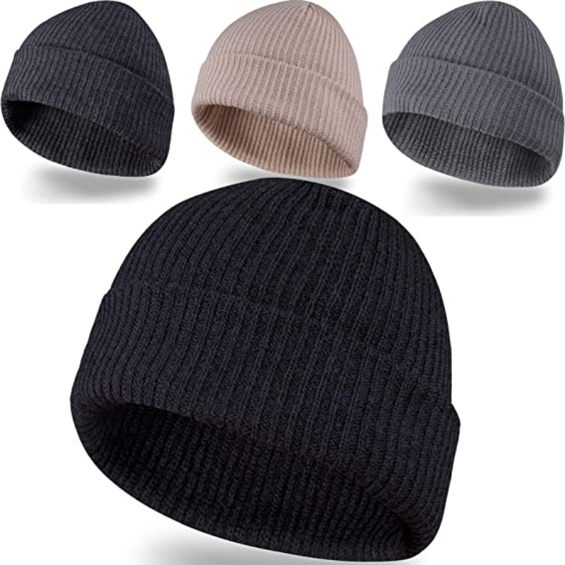 Pălării Beanie pentru bărbați, Slouchy Beanies pentru bărbați Tricotați pentru femei pentru femei pentru iarna de toamnă de vară de primăvară