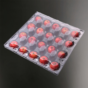 Pet transparent plastic cu plastic de plastic cu cutie de ambalare a fructelor de fructe recipient cu fructe limpezi