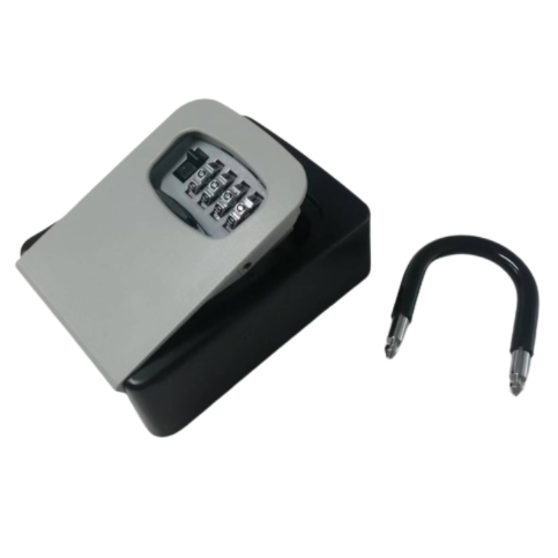 Cutie de blocare a cheie KB001, Cutie de blocare sigură cu cheie combinată cu cod pentru depozitarea cheii de casă, dulap de uși combo