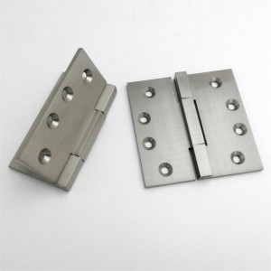 HN602 (2-pachet) 4 inch solid din alamă pătrată Colț Colț Mort Mortise Balamați cu ușă grea ușă