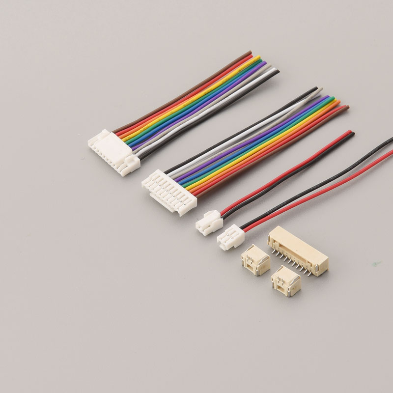 Seria GH cu ridicata din fabrică GH de 1,25 mm Conector de cablu de cablu GHR-08V-S cu blocare a asamblării cablului terminal masculin