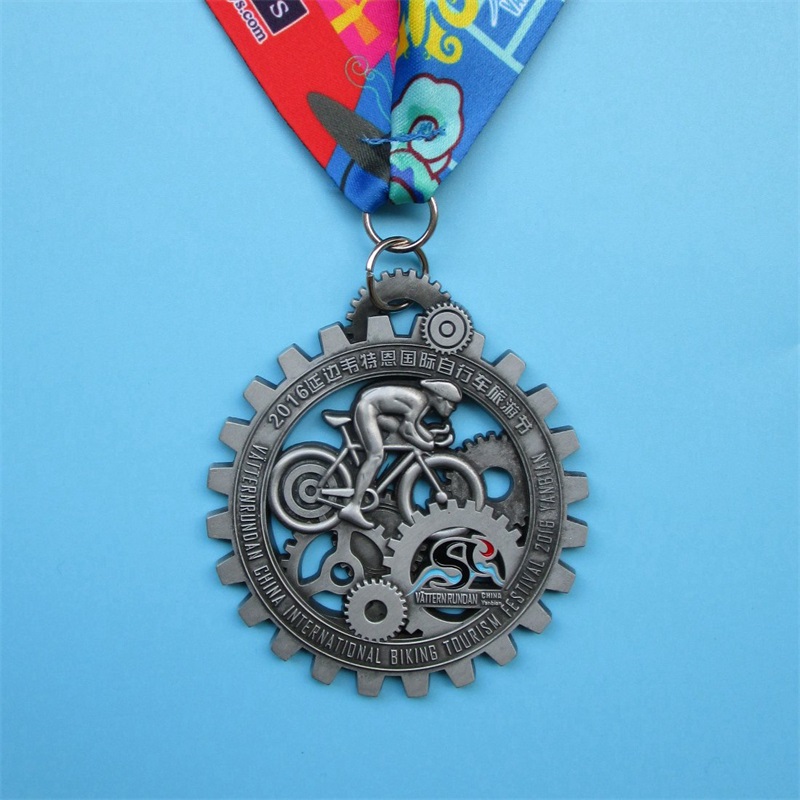 Medalion personalizat Colier Ciclism Medalii 3D Medalii stereoscopice