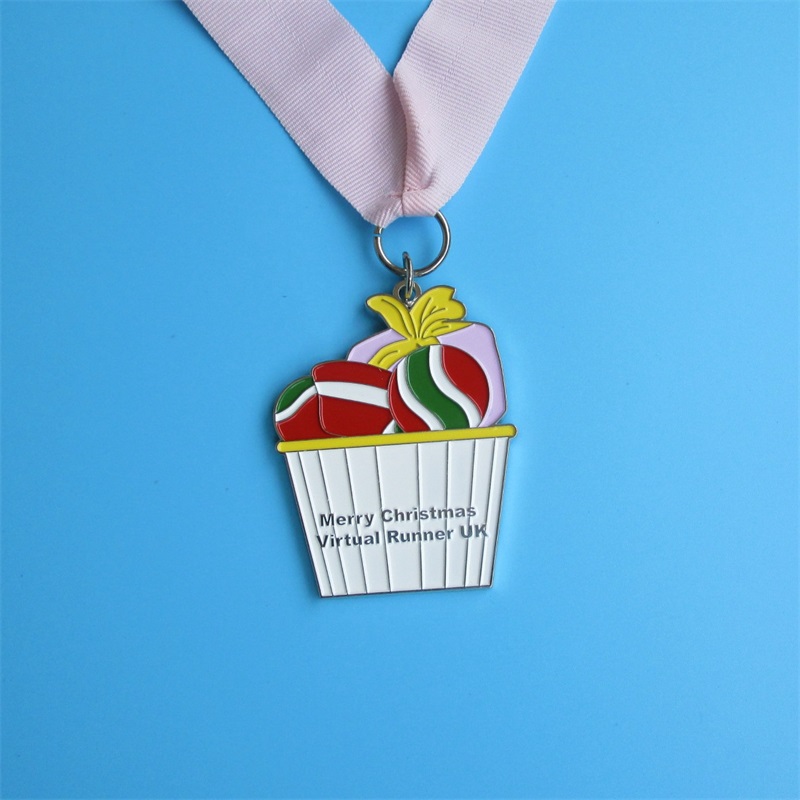 Medalii de sport din metal cu sclipici personalizate