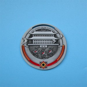 Logo -ul personalizat Antique Design 3D Metal Medalia colorată Medalia Maratonului Finishers 2016 2016