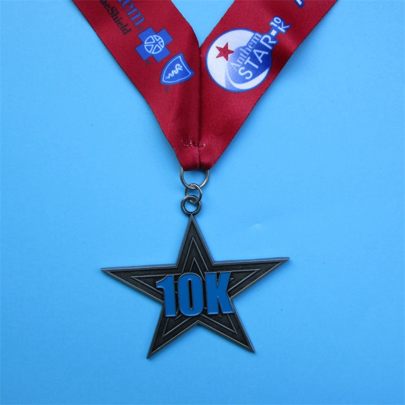 Medaliile de triatlon vă proiectează propria medalie de aliaj sport cu panglică