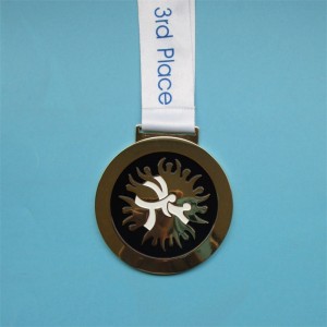 Medalii și trofee din aliaj de zinc Medalii de metal pentru suveniruri Supter Sport cu panglică