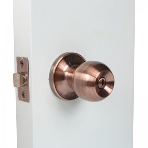 2501 Buton ușă de confidențialitate pentru dormitor și baie, interior fără cheie fără bilă blocare- cupru antic