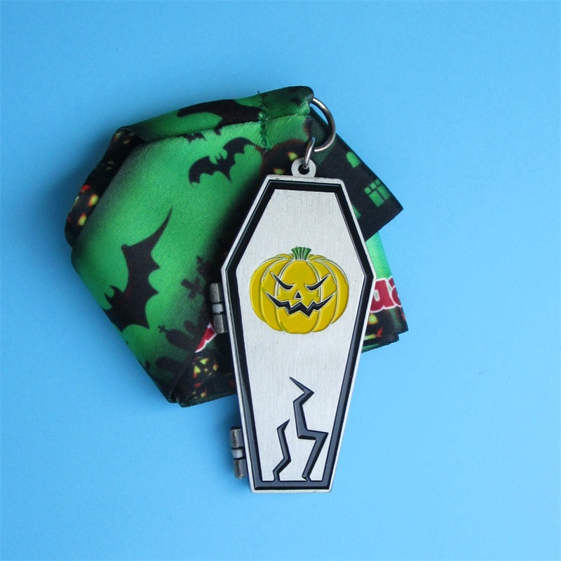 Medalii profesionale de metal personalizat Cadou de vacanță Halloween Medalia Festivalului de Paște de Paște Medalie de pliere cu cochilie