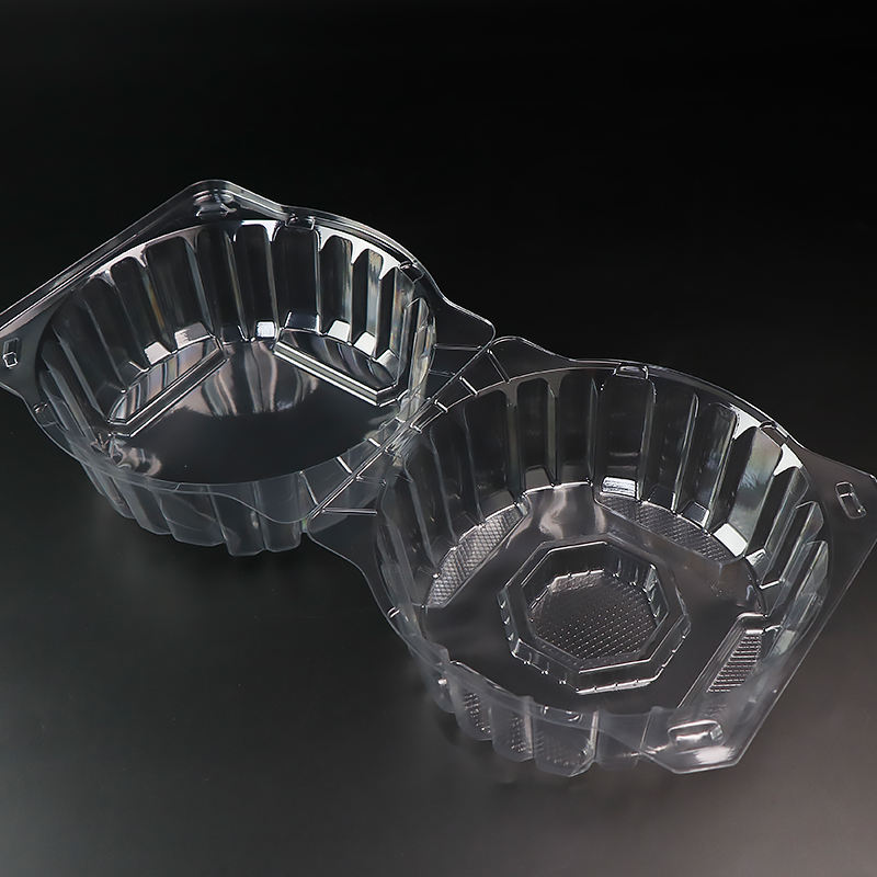 Container transparent RPET sau PET CLAMSHELL BLISTER pentru 1 kilogram salată de salată de salată de salată cu frunze