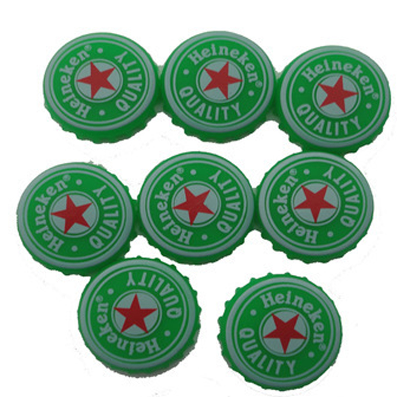 Design personalizat logo -ul rotund rotund silicon bere salvatori capace universale cu apă de bere universală reutilizabilă capac de silicon capac de bere silicon capace de bere sodă de apă de sodă economisire coroană capace de vin capac de vin