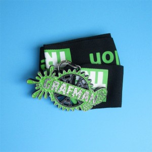 Gear Design Race Award 3D Metal Metal Medalii de Aur Medalie sportivă personalizată