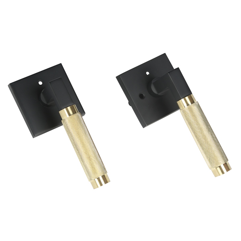 S7137 Maneta ușii înconjurate pătrate moderne pentru uși interioare, mânere de uși grele