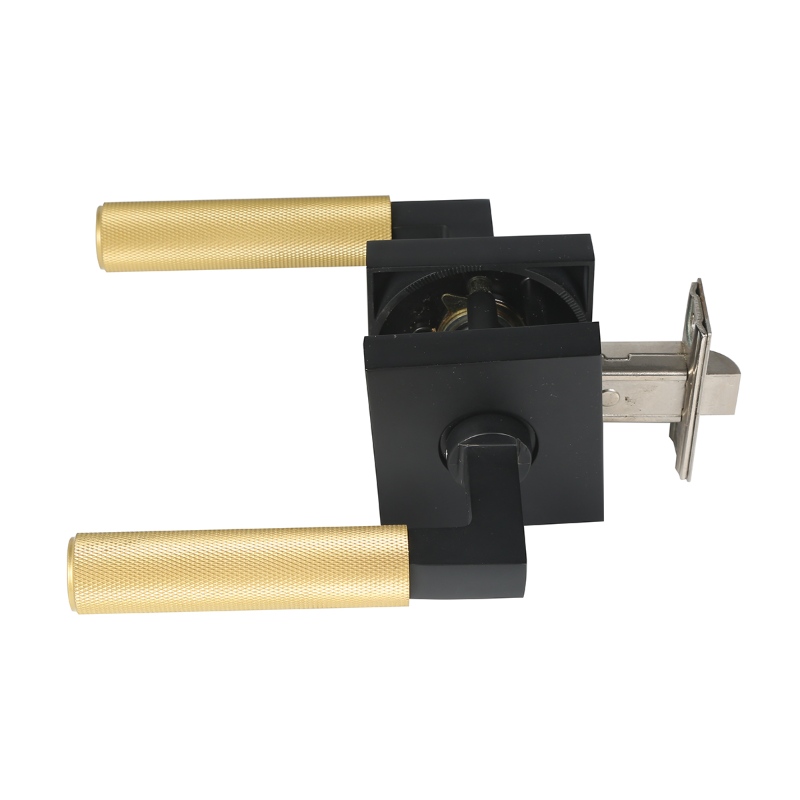 S7632 Set de pârghie de trecere contemporană, mâner cu pârghie cu serviciu greu pentru ușile interioare