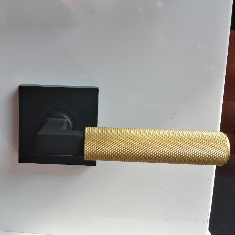 S7632 Set de pârghie de trecere contemporană, mâner cu pârghie cu serviciu greu pentru ușile interioare