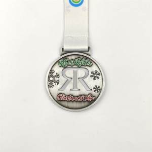 Medalii de argint de aur și bronz pentru medalii personalizate pentru Crăciun