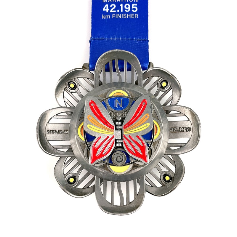 Design special metal personalizat gravat medalii ieftine de smalț sport