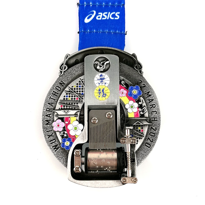 Design special metal personalizat gravat medalii ieftine de smalț sport