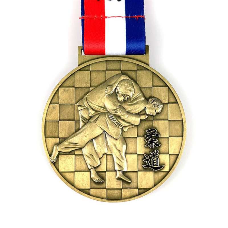 Medalii de curse Medalii de metal turnat personalizat Kung Fu Medalion FU