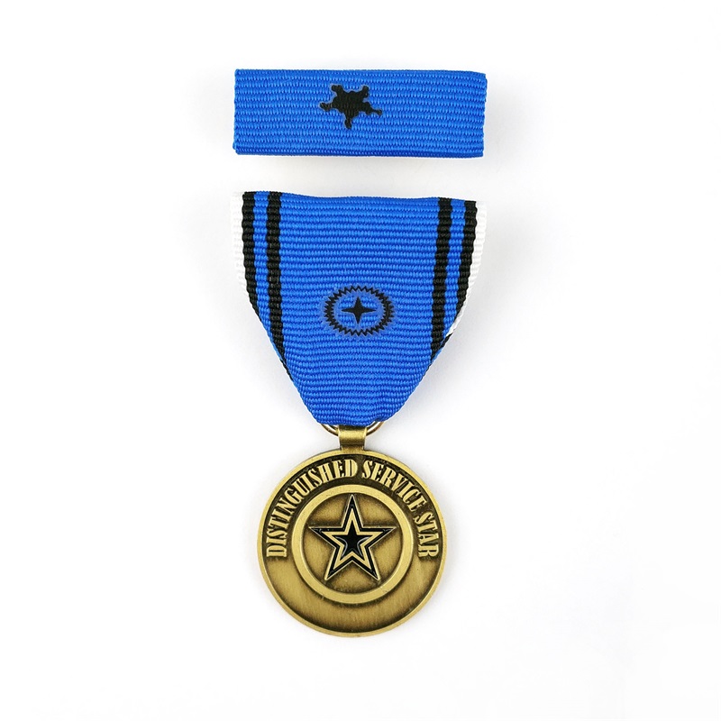 Medalie personalizată Ribbon Metal Iron Cross Soldiers Honor Laundation War Award Insigna pentru medalii de premiere